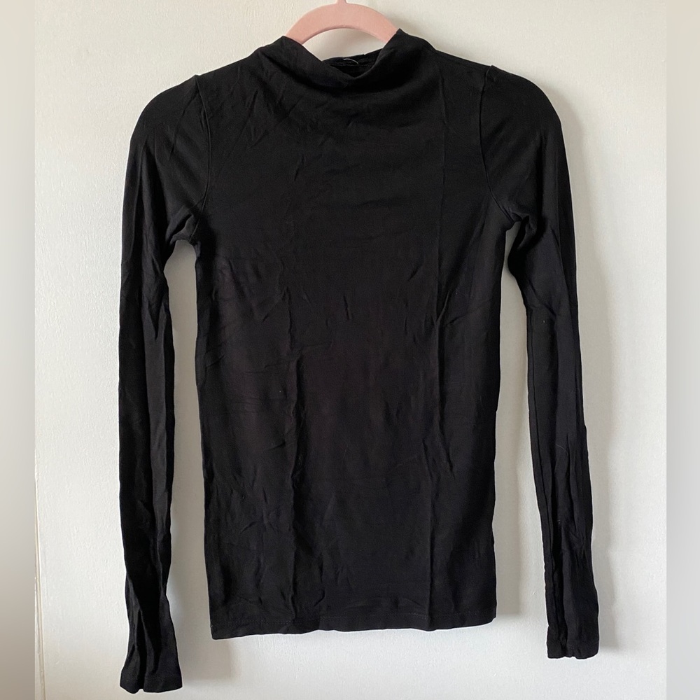 Anya Mock-Neck Long Sleeve Tee